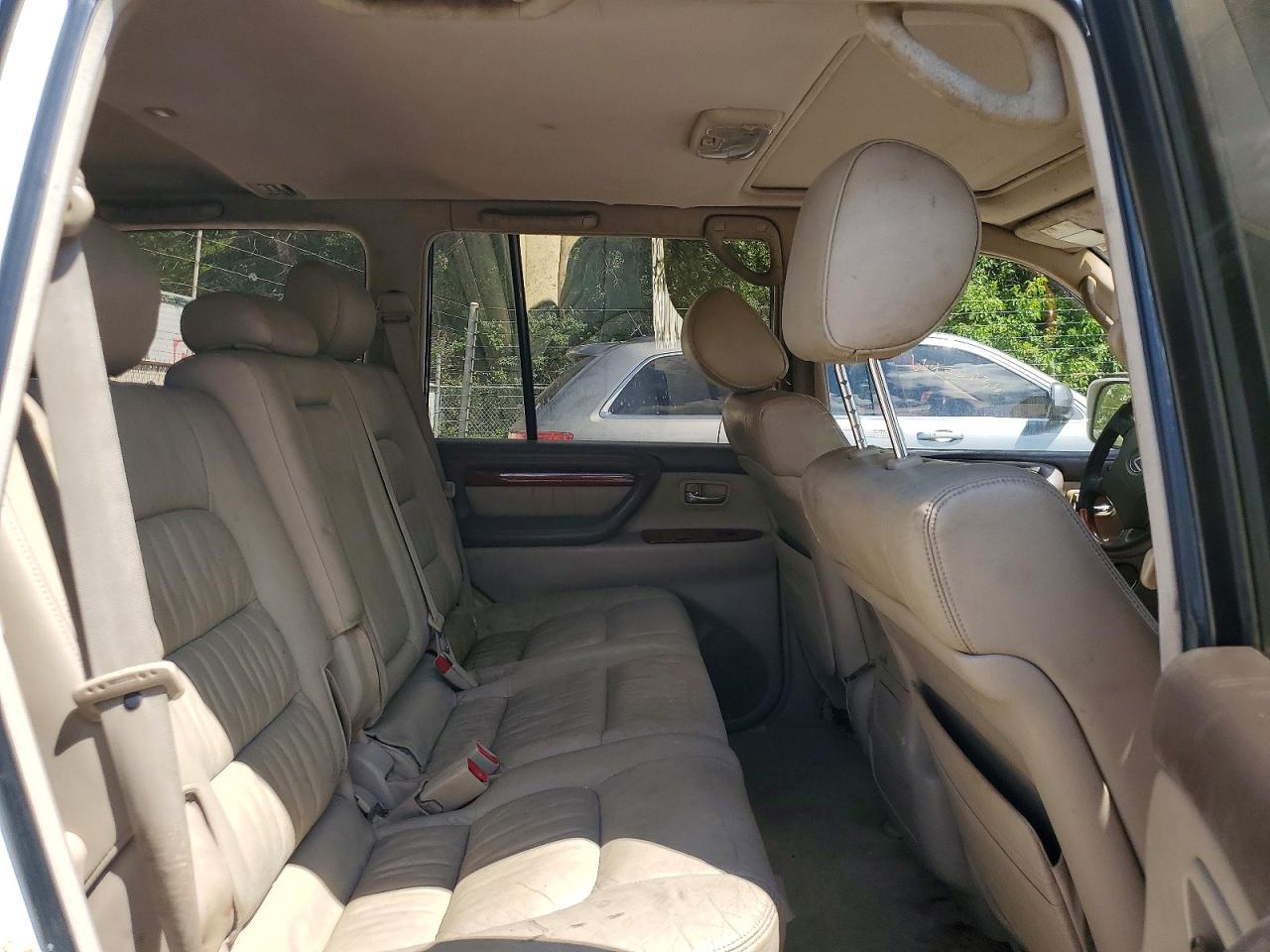 2001 Lexus Lx 470 White vin: JTJHT00W313509088
