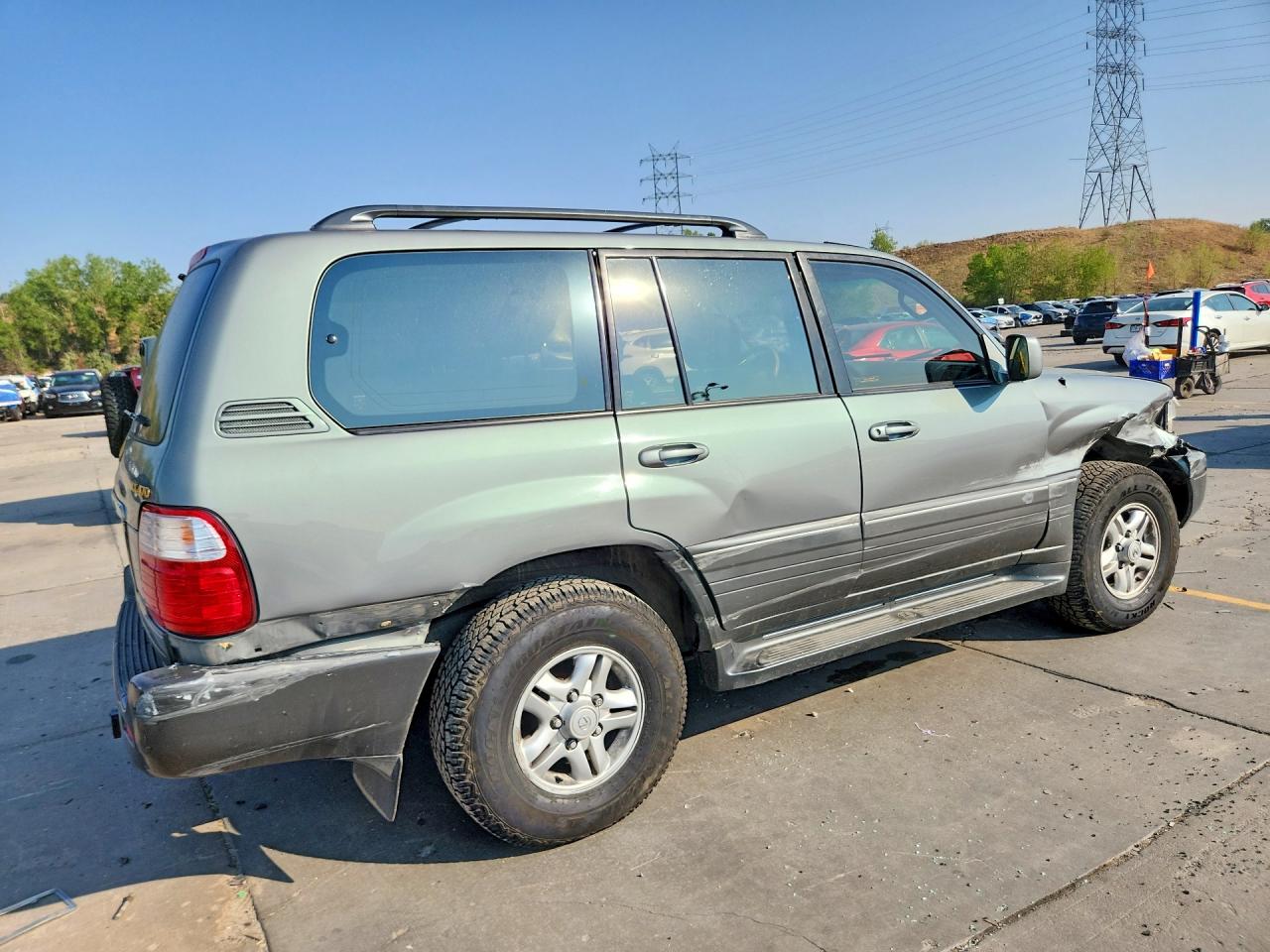 2001 Lexus Lx 470 Green vin: JTJHT00W313511312