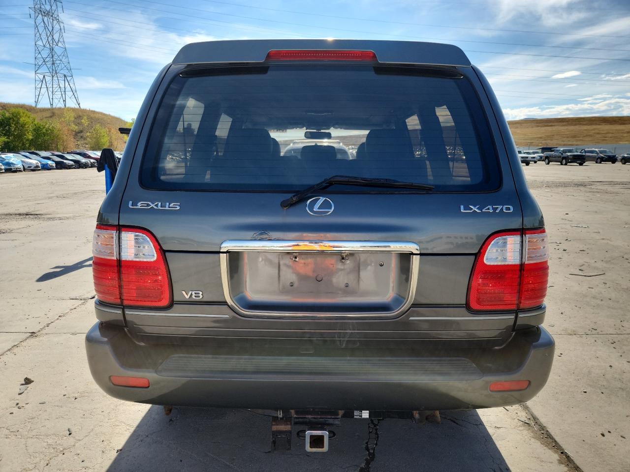 2002 Lexus Lx 470 Gray vin: JTJHT00W323515457