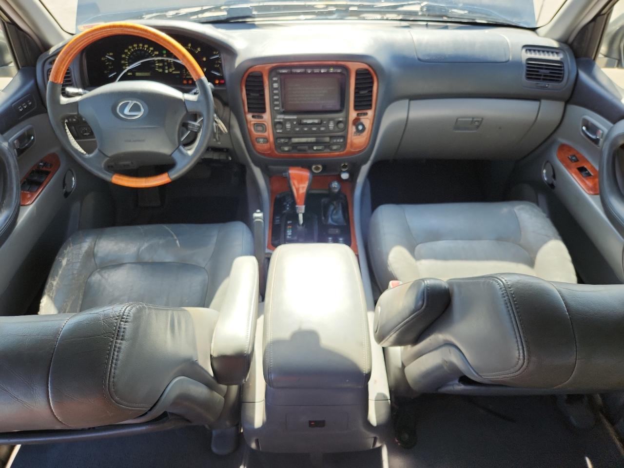 2002 Lexus Lx 470 Gray vin: JTJHT00W323515457