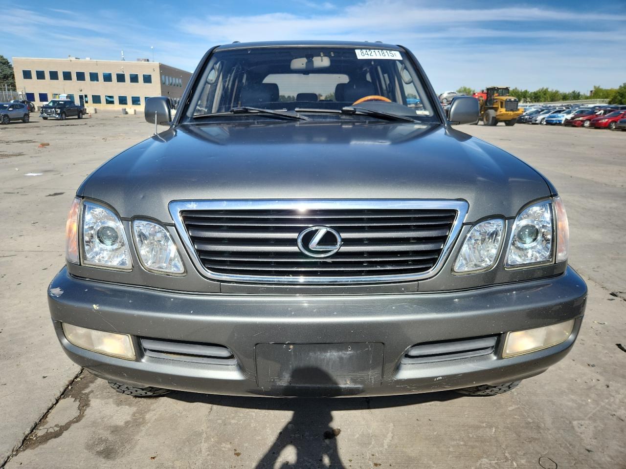 2002 Lexus Lx 470 Gray vin: JTJHT00W323515457