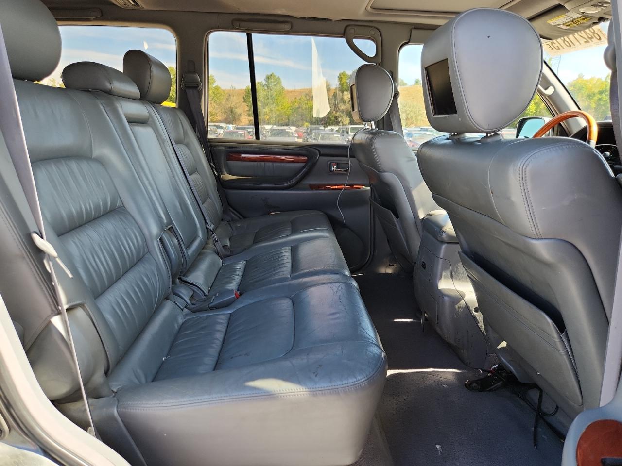 2002 Lexus Lx 470 Gray vin: JTJHT00W323515457
