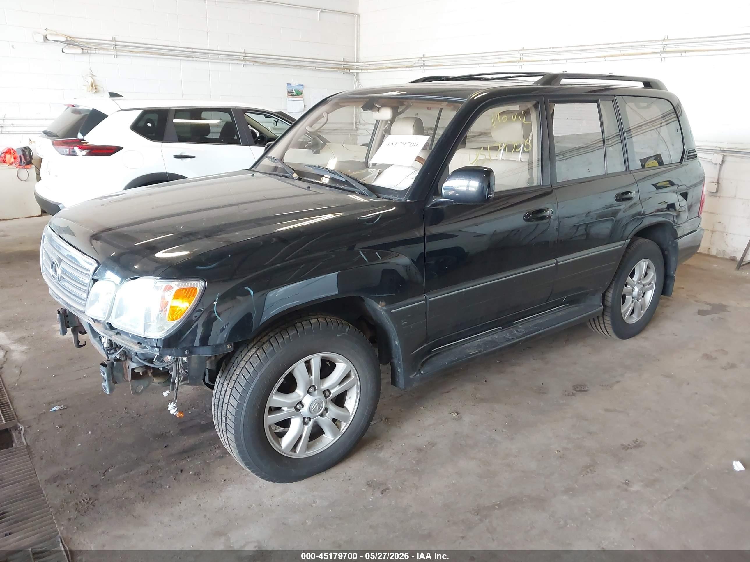 2003 Lexus Lx 470   Black vin: JTJHT00W333530493