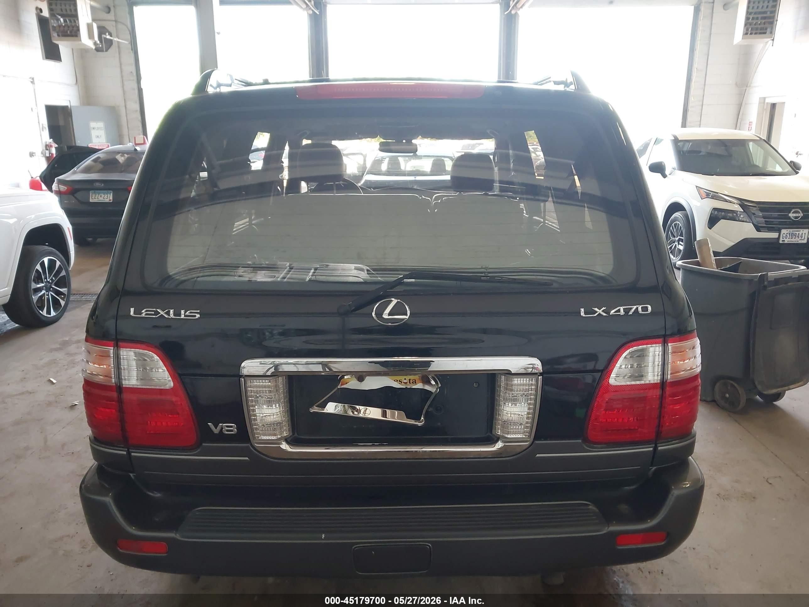 2003 Lexus Lx 470   Black vin: JTJHT00W333530493