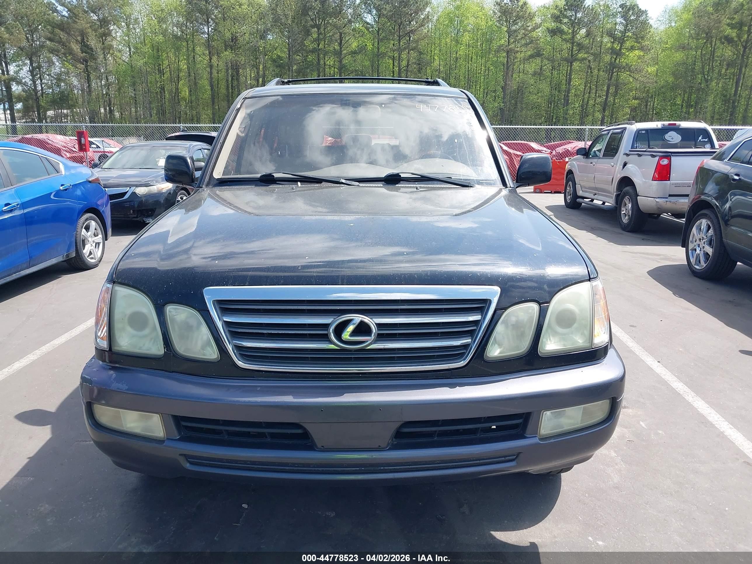 2003 Lexus Lx 470   Black vin: JTJHT00W333532941
