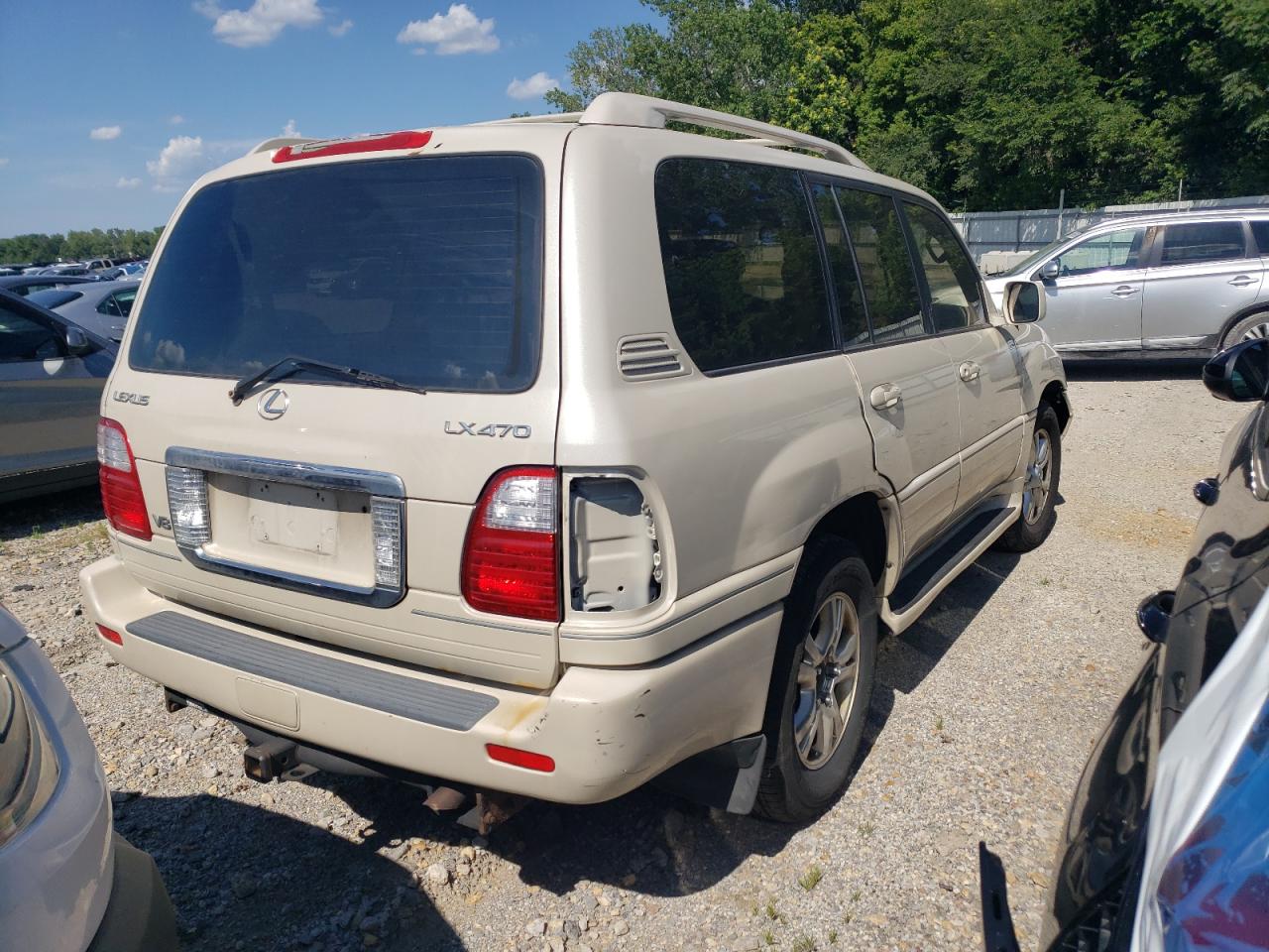 2003 Lexus Lx 470 Beige vin: JTJHT00W333533930