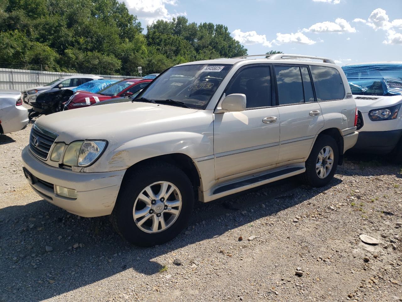 2003 Lexus Lx 470 Beige vin: JTJHT00W333533930