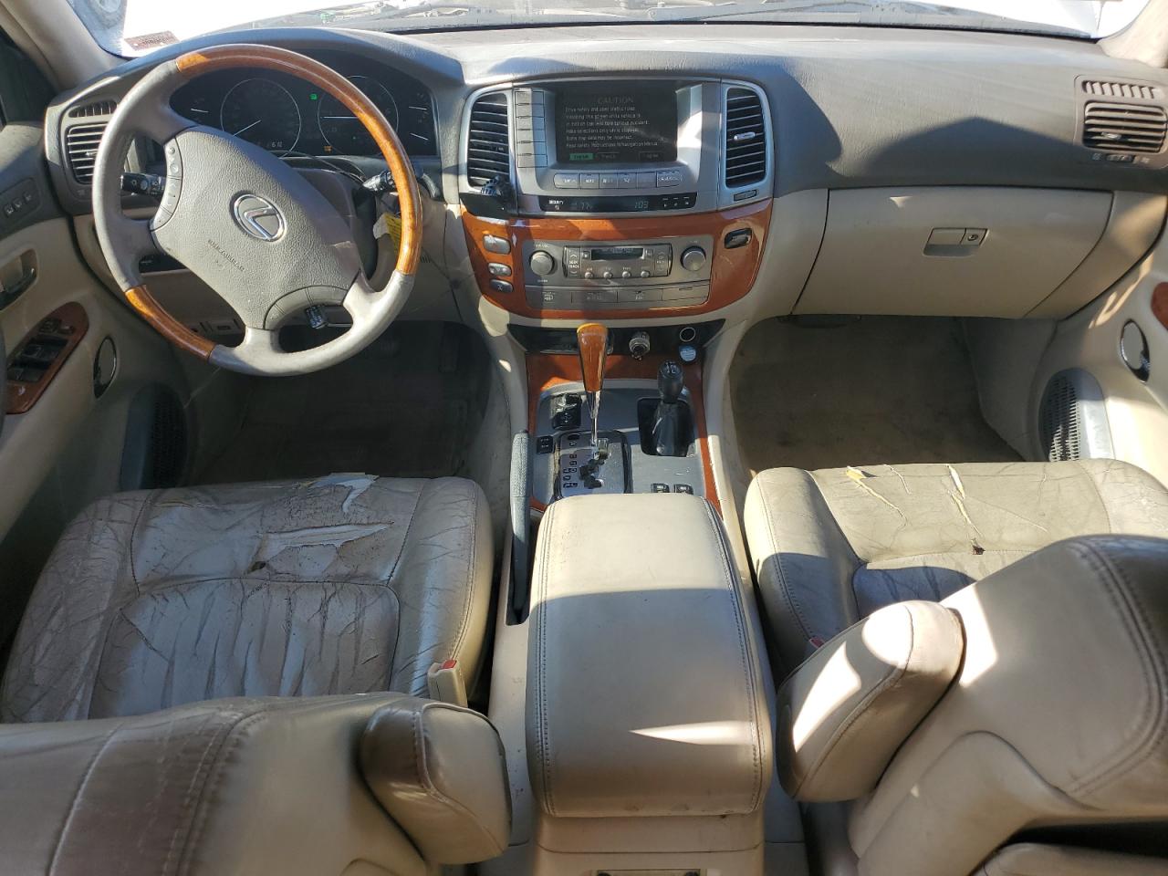 2003 Lexus Lx 470 Beige vin: JTJHT00W333533930