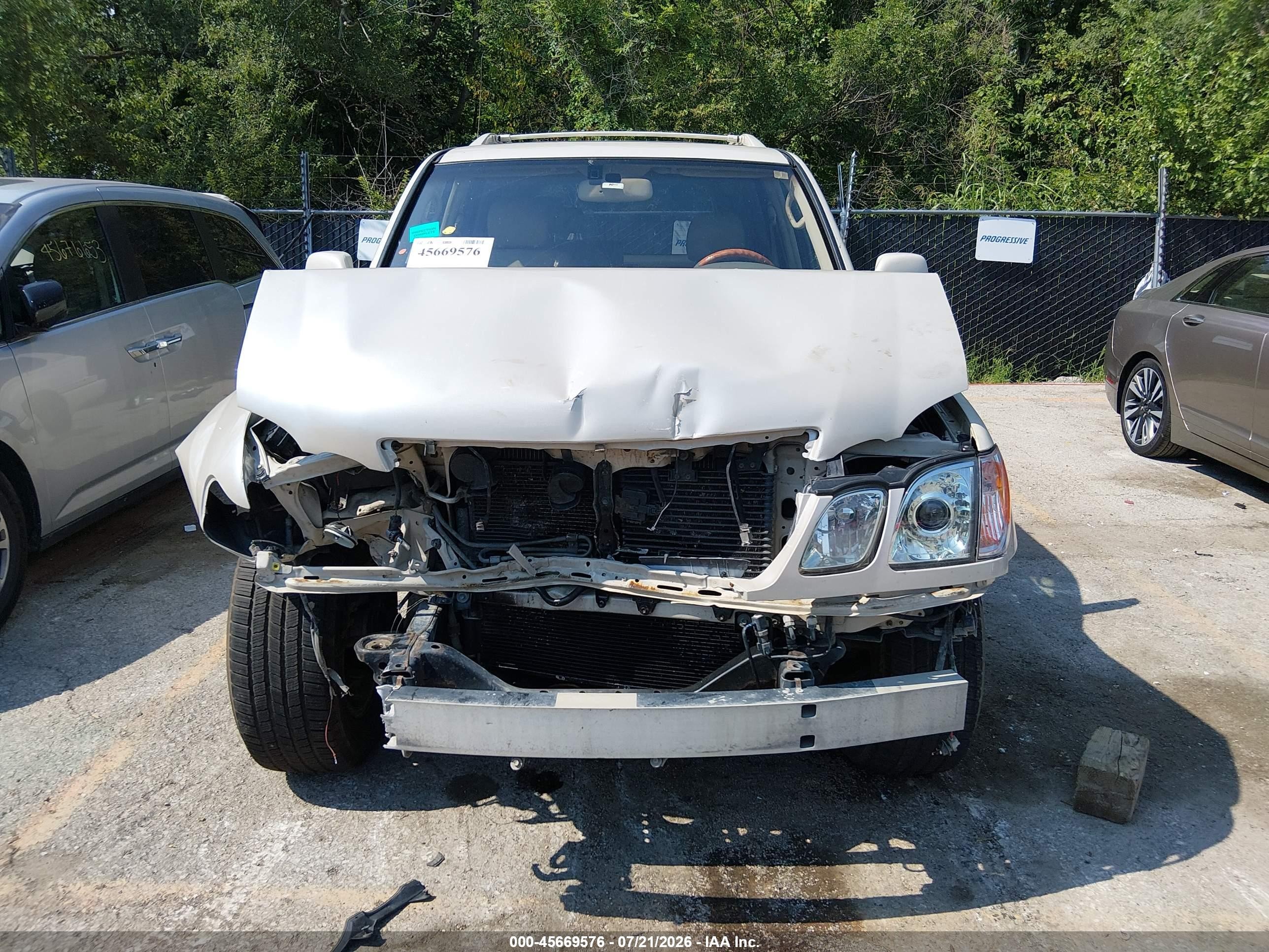 2004 Lexus Lx 470   Brown vin: JTJHT00W343543228