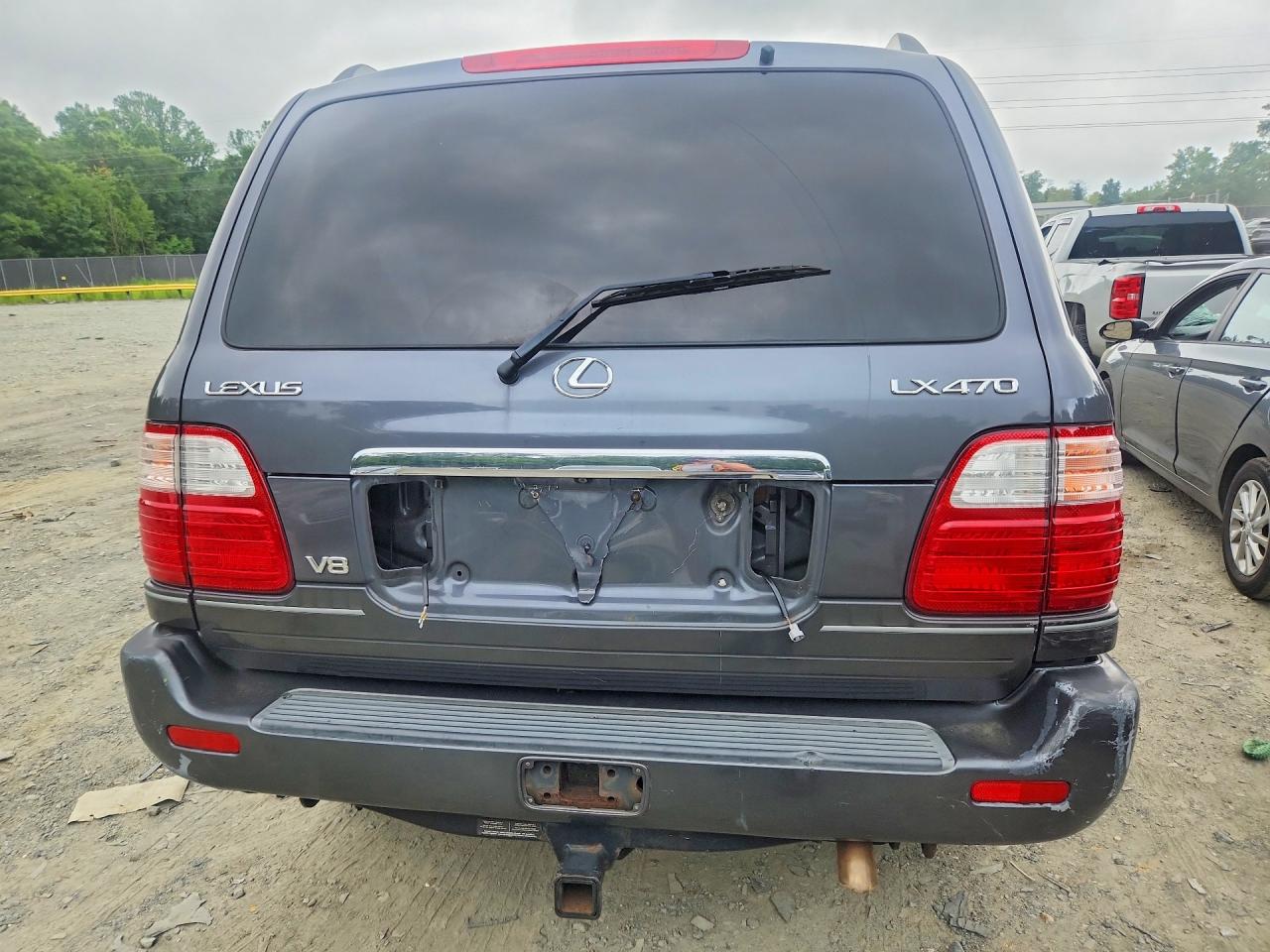 2005 Lexus Lx 470 Gray vin: JTJHT00W353554635