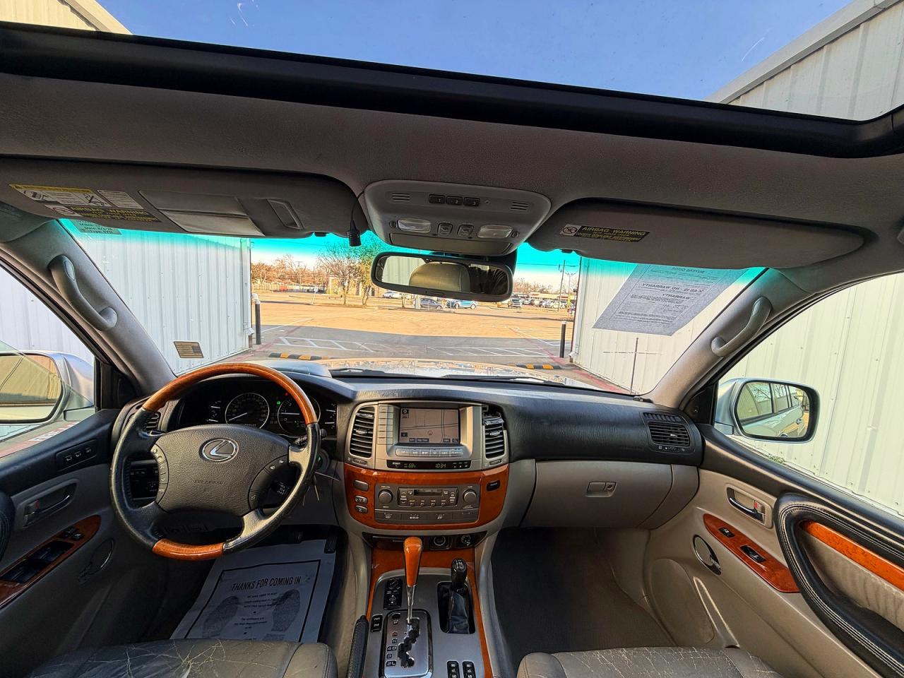 2005 Lexus Lx 470 Blue vin: JTJHT00W354000778
