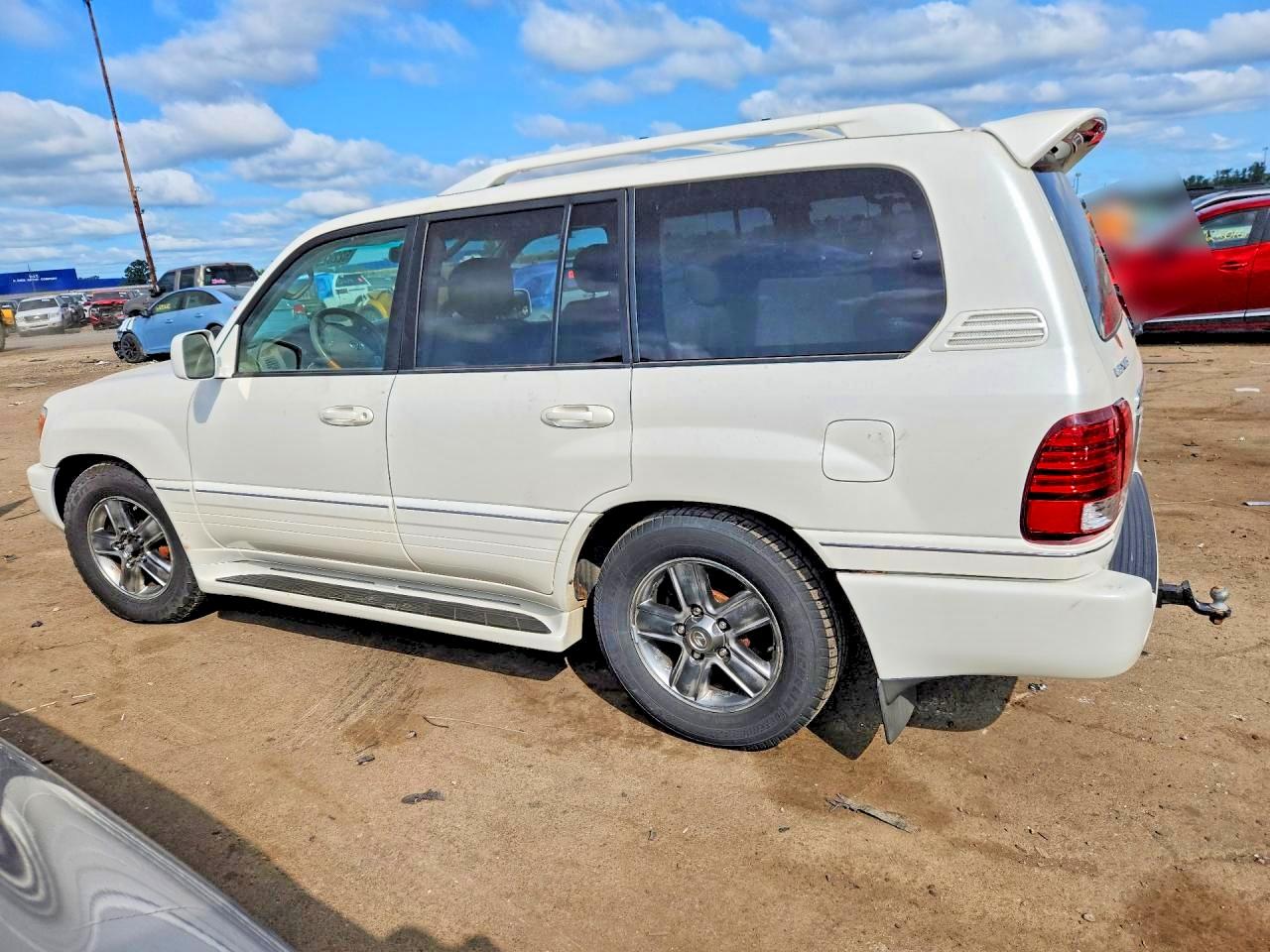 2006 Lexus Lx 470 White vin: JTJHT00W364006064