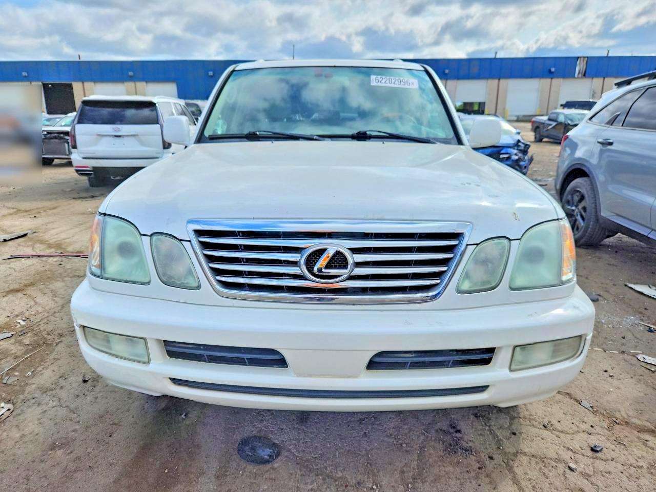 2006 Lexus Lx 470 White vin: JTJHT00W364006064