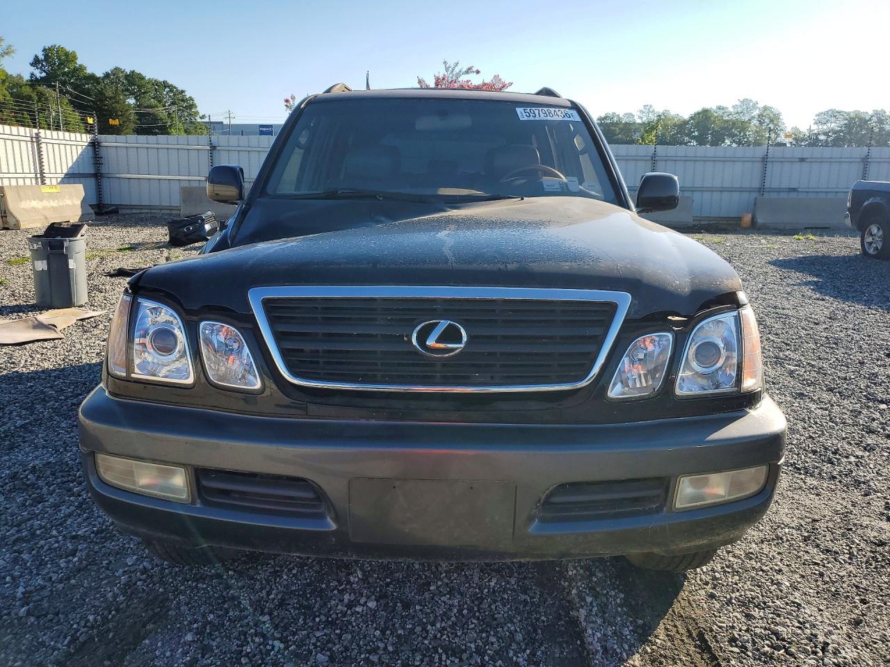 2001 Lexus Lx 470 Black vin: JTJHT00W413507964