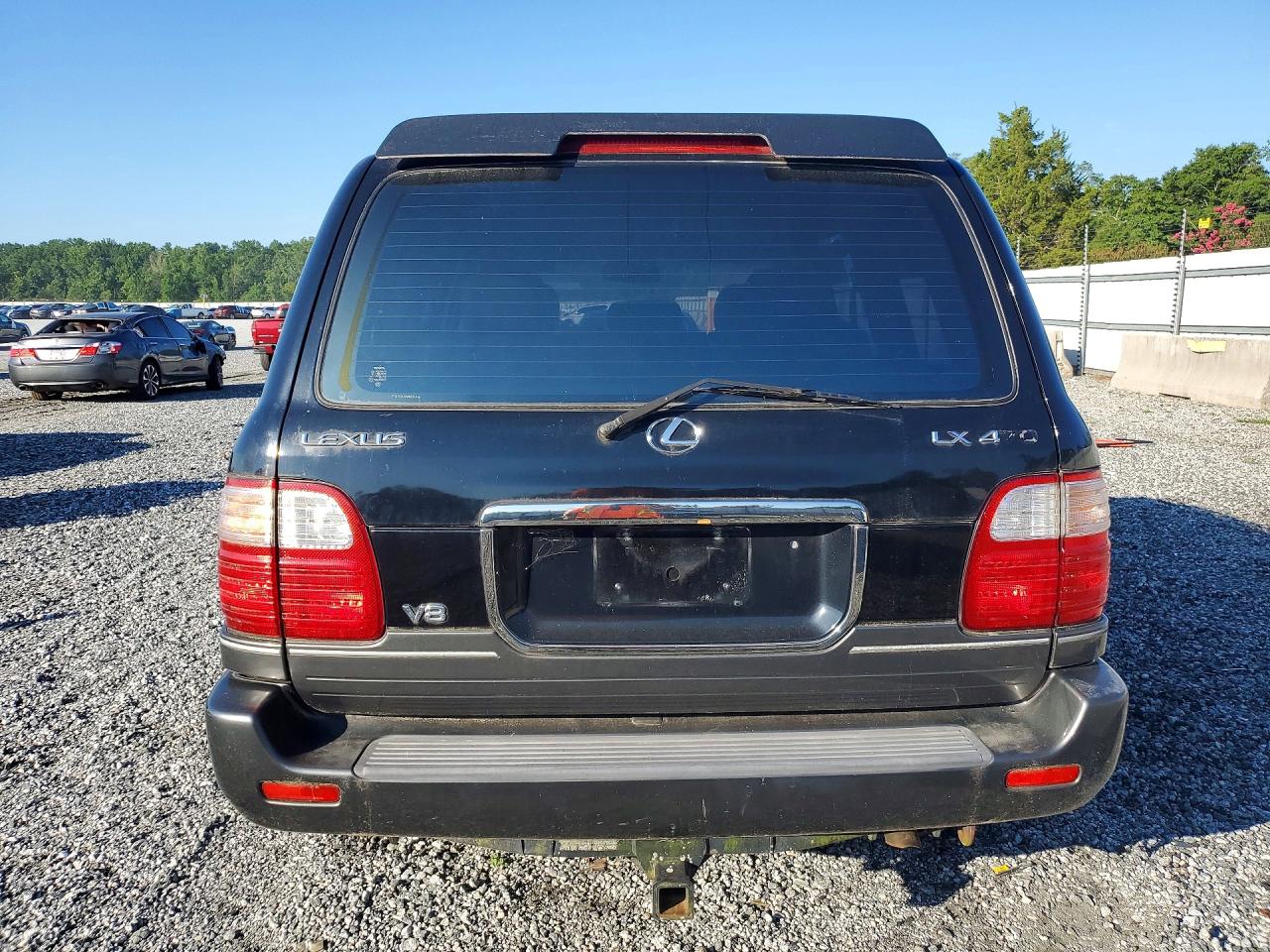 2001 Lexus Lx 470 Black vin: JTJHT00W413507964