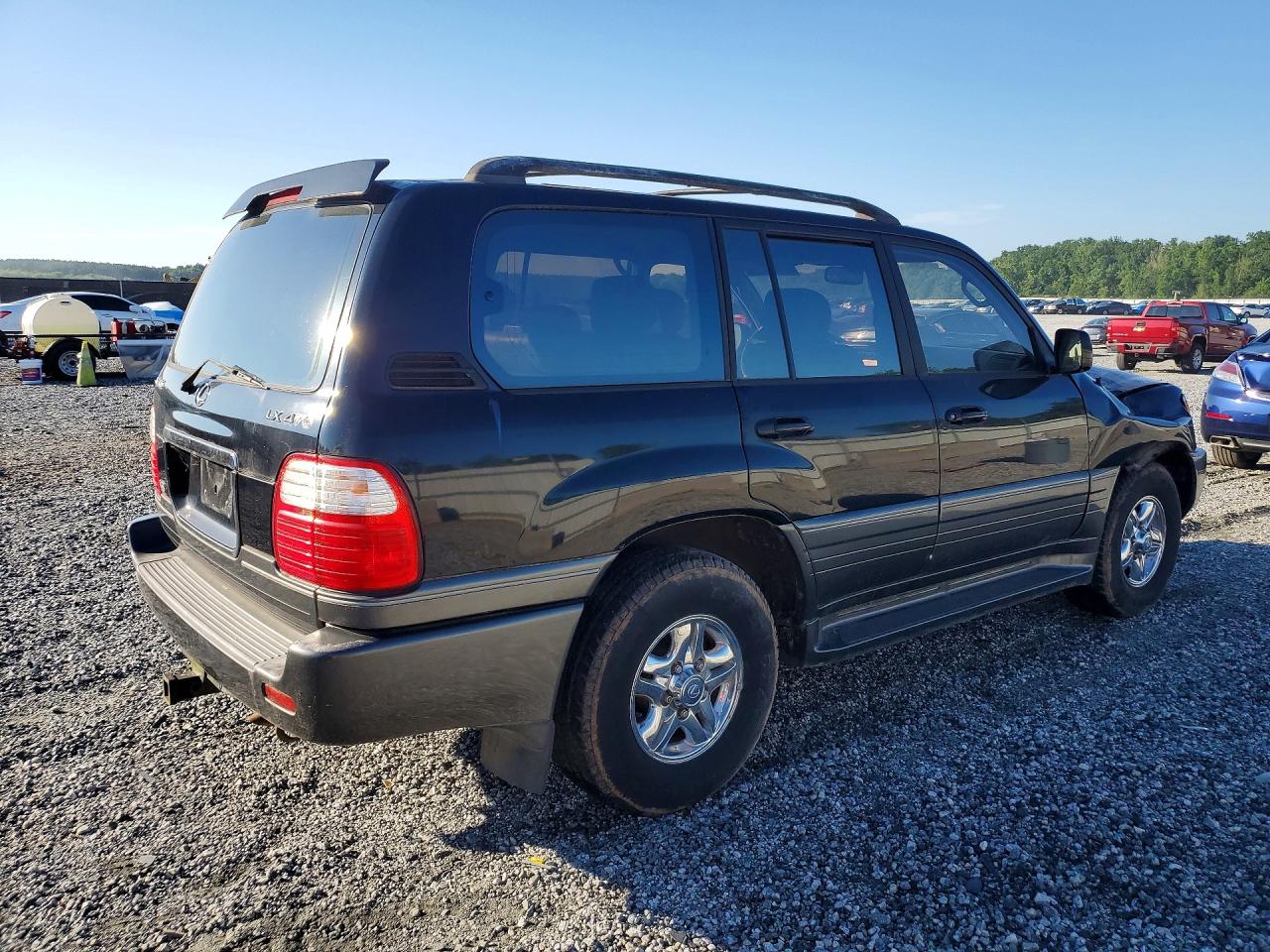 2001 Lexus Lx 470 Black vin: JTJHT00W413507964