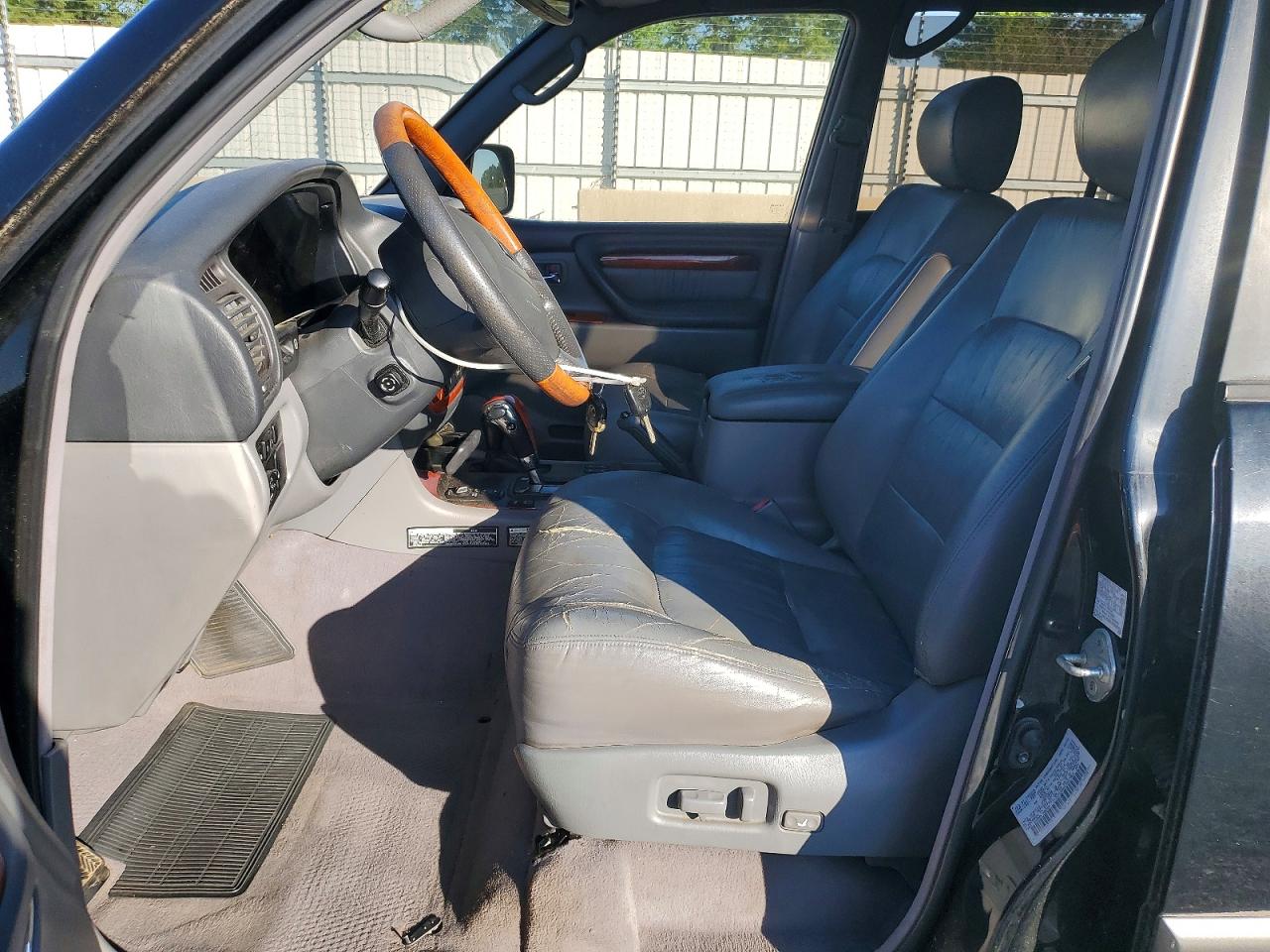 2001 Lexus Lx 470 Black vin: JTJHT00W413507964