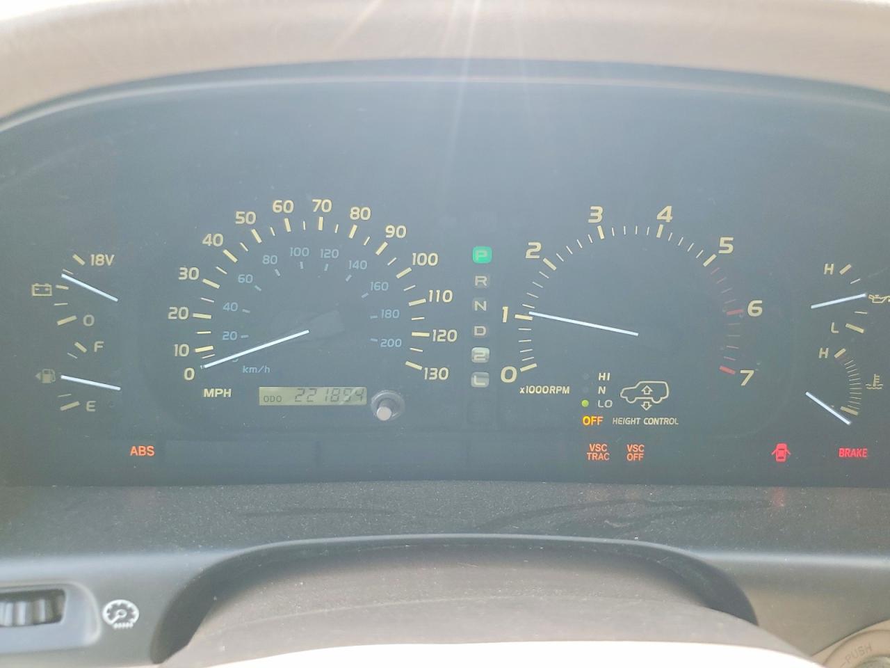 2002 Lexus Lx 470 Beige vin: JTJHT00W423514866