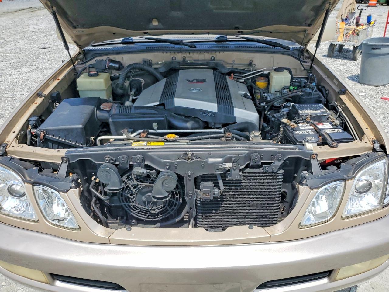 2002 Lexus Lx 470 Beige vin: JTJHT00W423514866