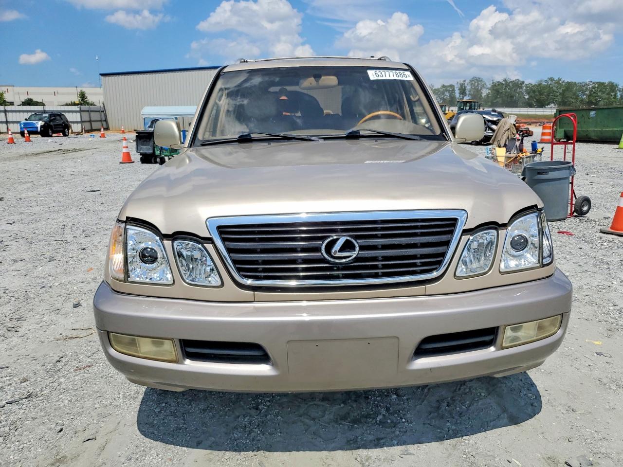 2002 Lexus Lx 470 Beige vin: JTJHT00W423514866