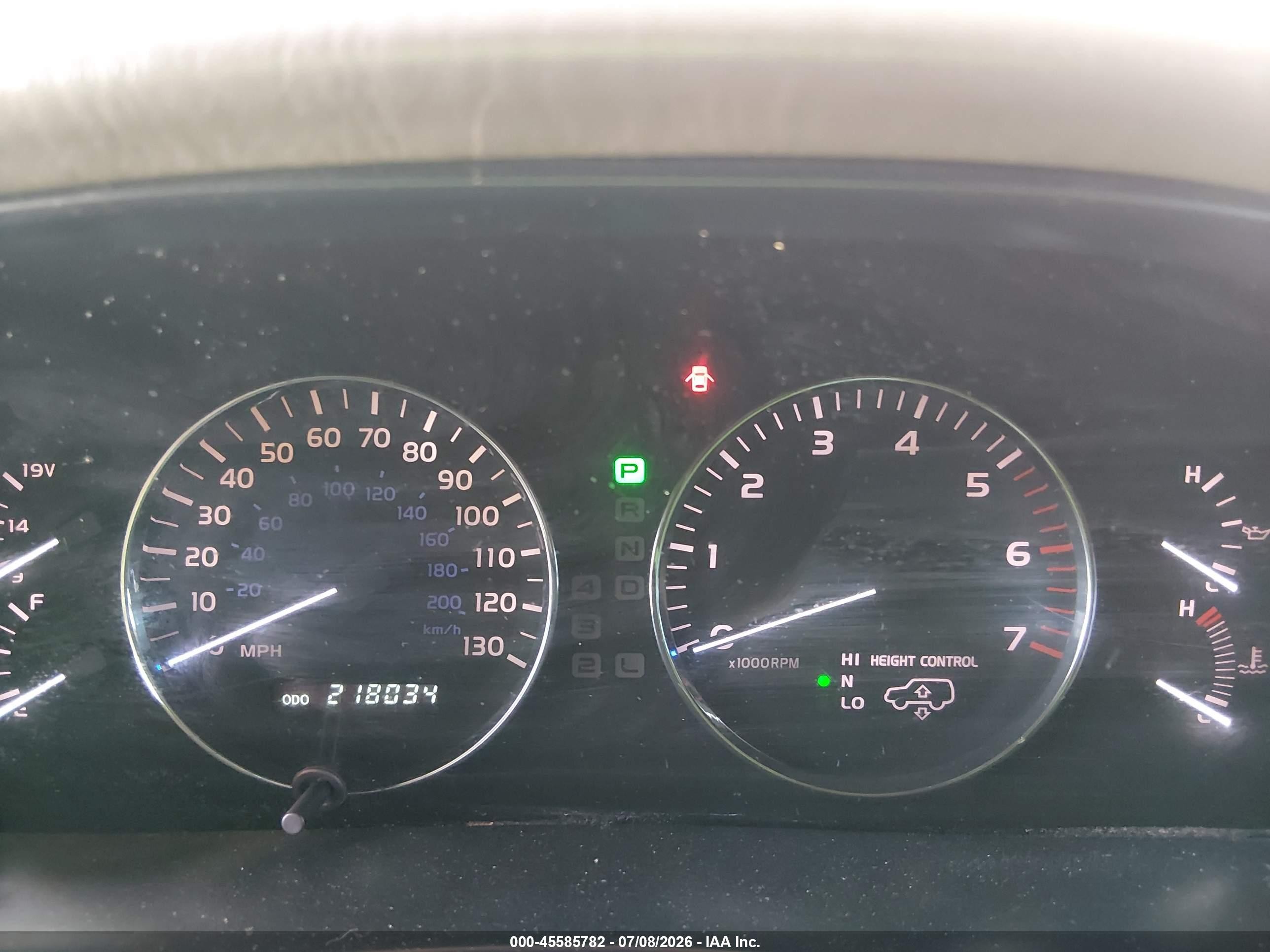 2004 Lexus Lx 470   White vin: JTJHT00W443540368