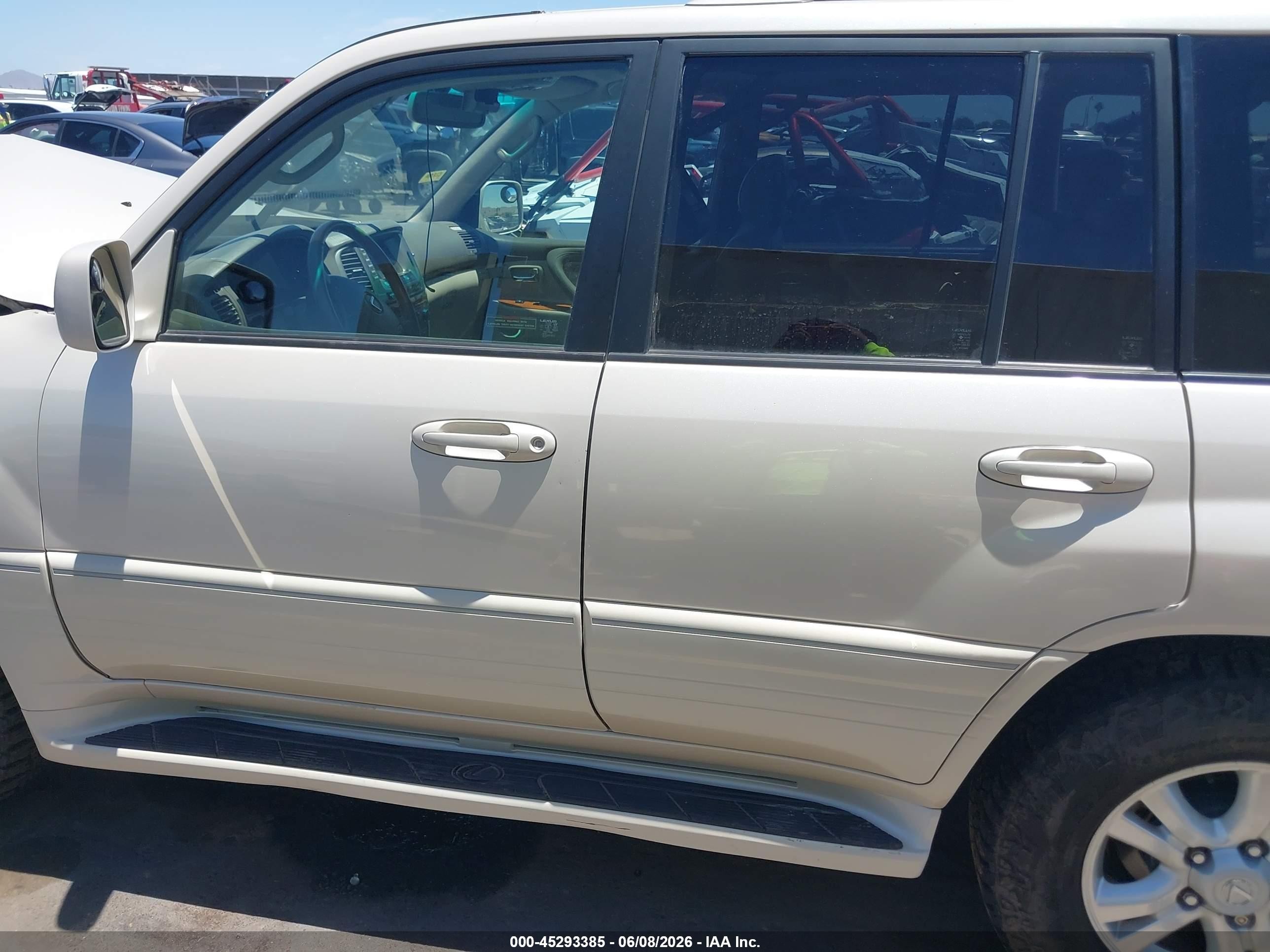 2004 Lexus Lx 470   Champagne vin: JTJHT00W443540743