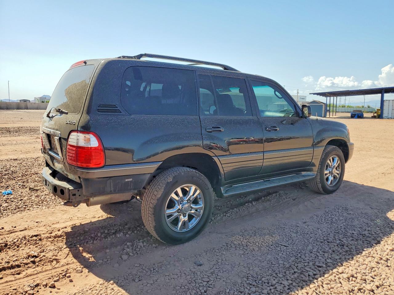 2005 Lexus Lx 470 Black vin: JTJHT00W453554319