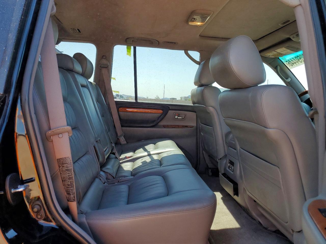 2005 Lexus Lx 470 Black vin: JTJHT00W453554319