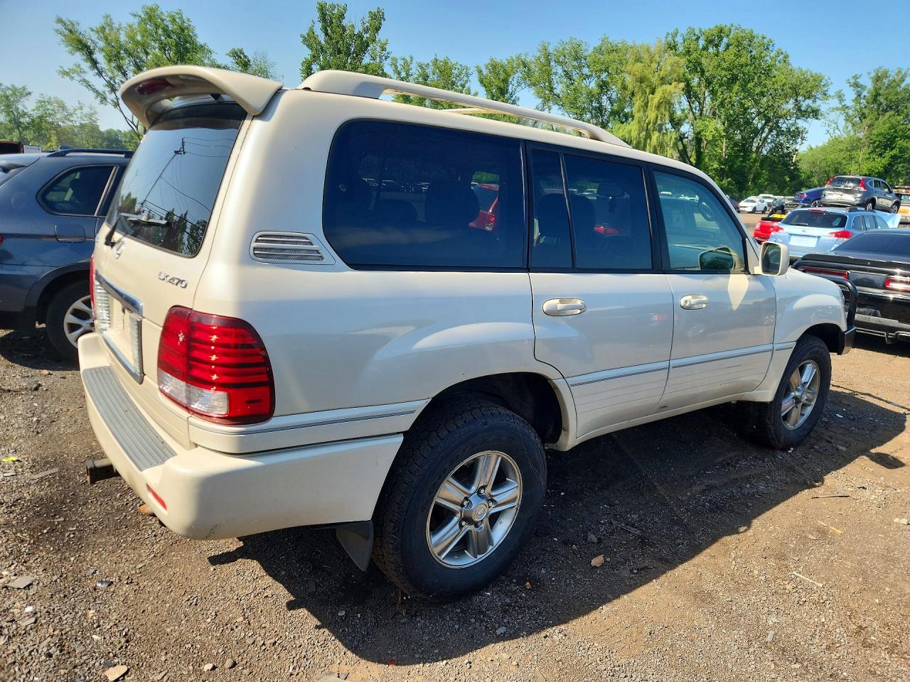 2007 Lexus Lx 470 Beige vin: JTJHT00W474023277