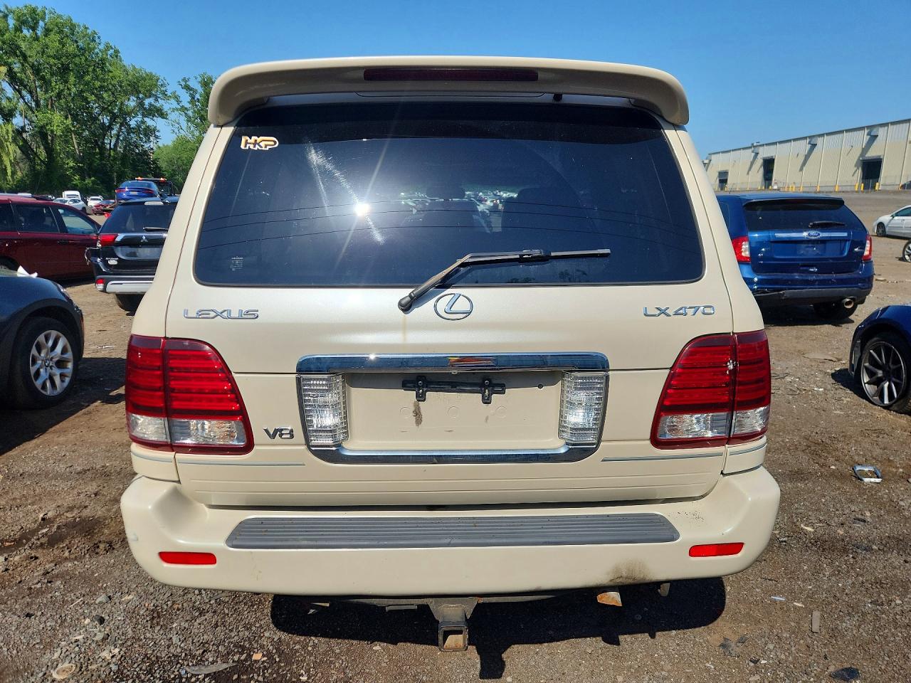 2007 Lexus Lx 470 Beige vin: JTJHT00W474023277