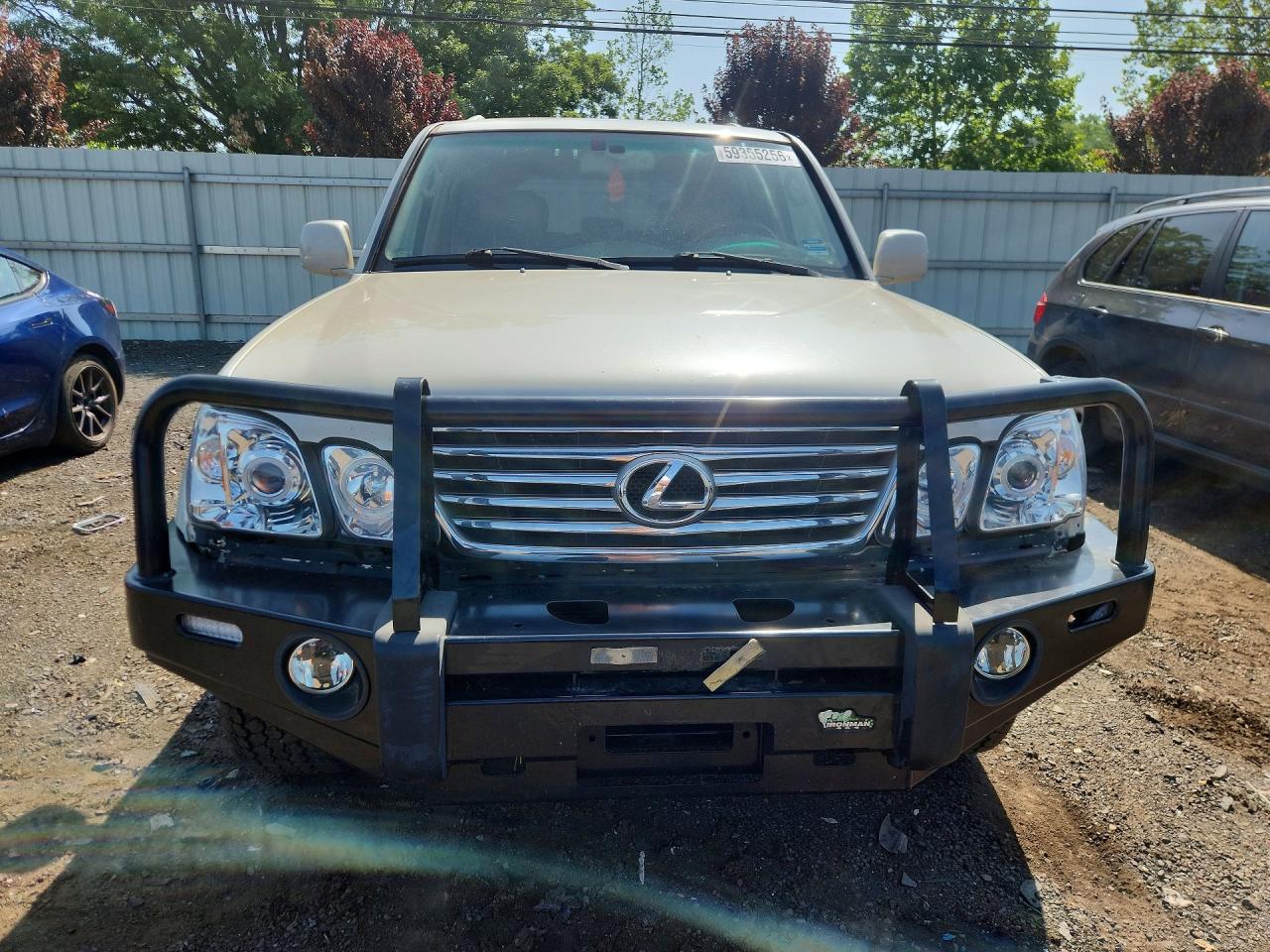 2007 Lexus Lx 470 Beige vin: JTJHT00W474023277