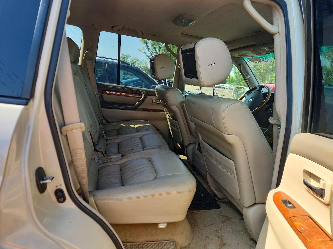 2007 Lexus Lx 470 Beige vin: JTJHT00W474023277