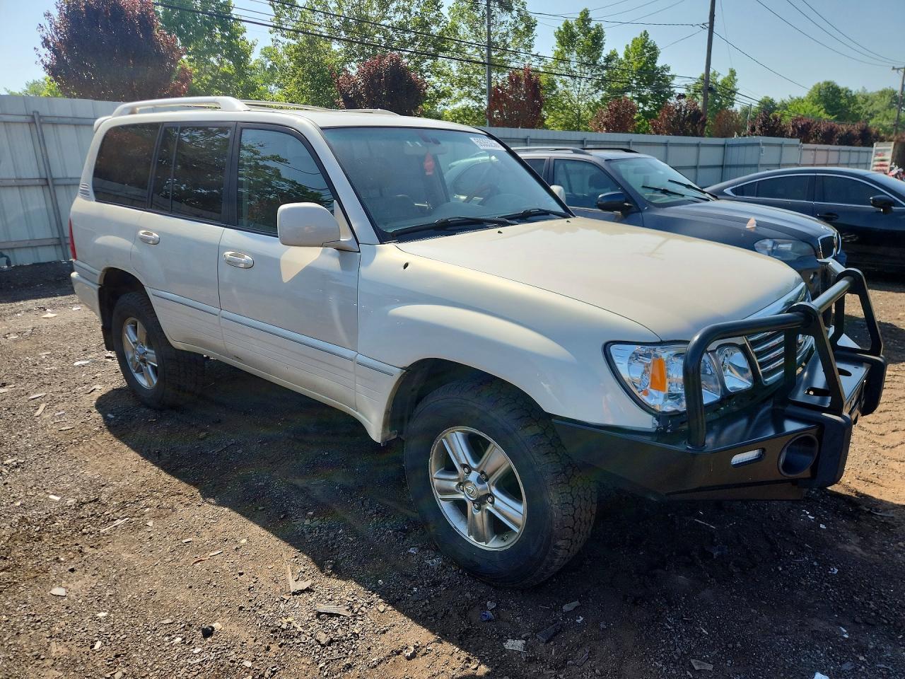 2007 Lexus Lx 470 Beige vin: JTJHT00W474023277