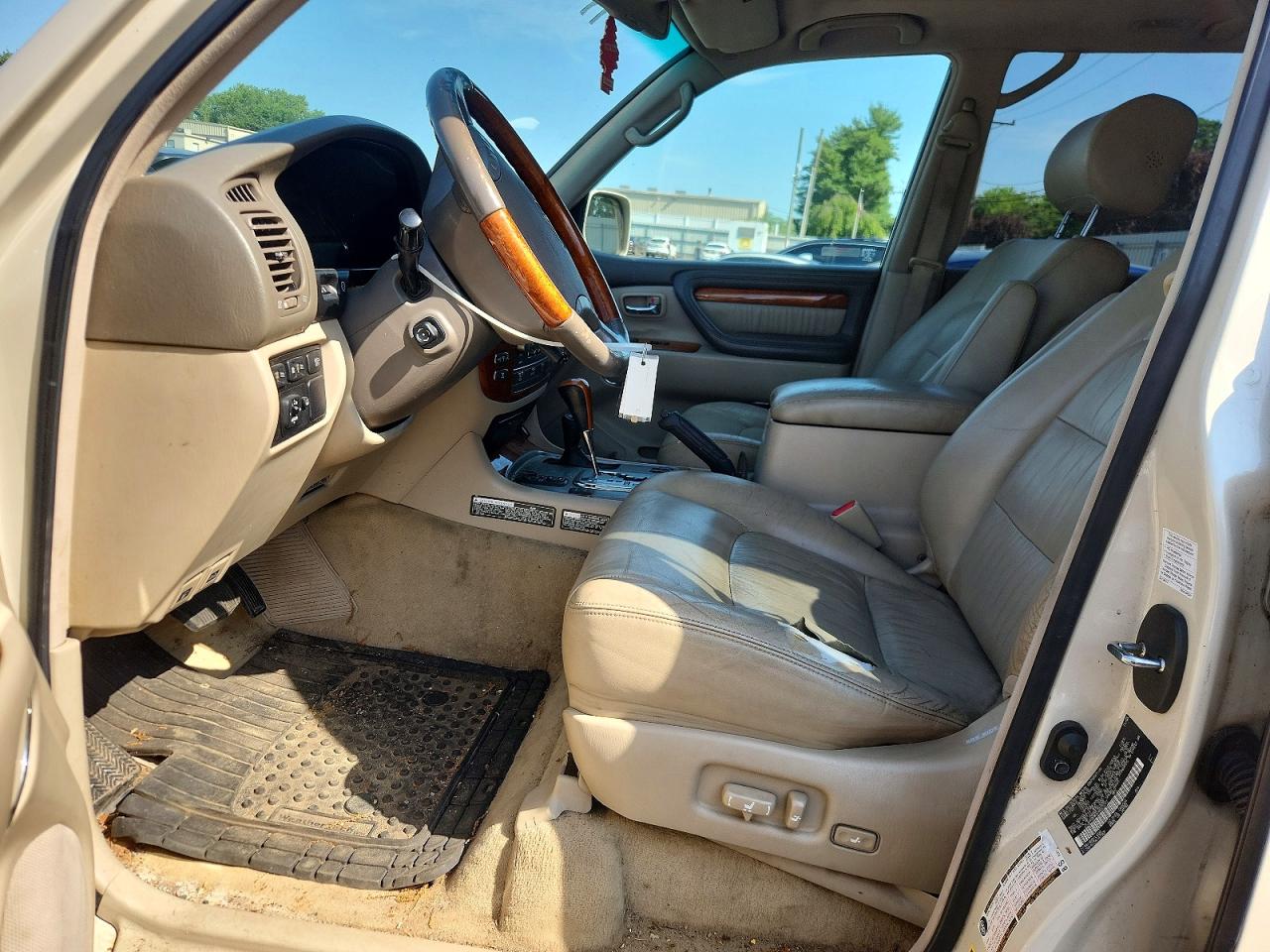 2007 Lexus Lx 470 Beige vin: JTJHT00W474023277