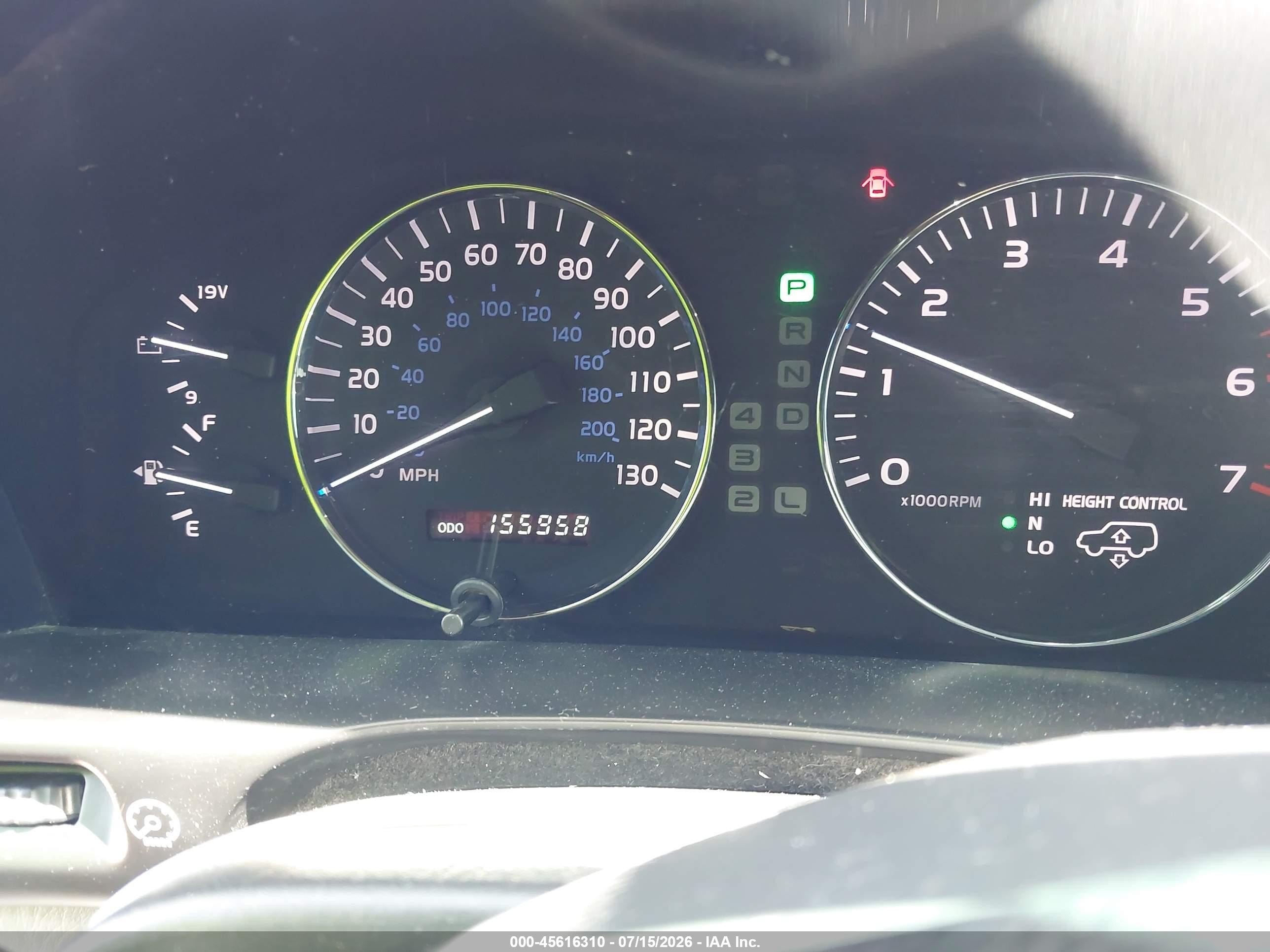 2007 Lexus Lx 470   Silver vin: JTJHT00W474026938