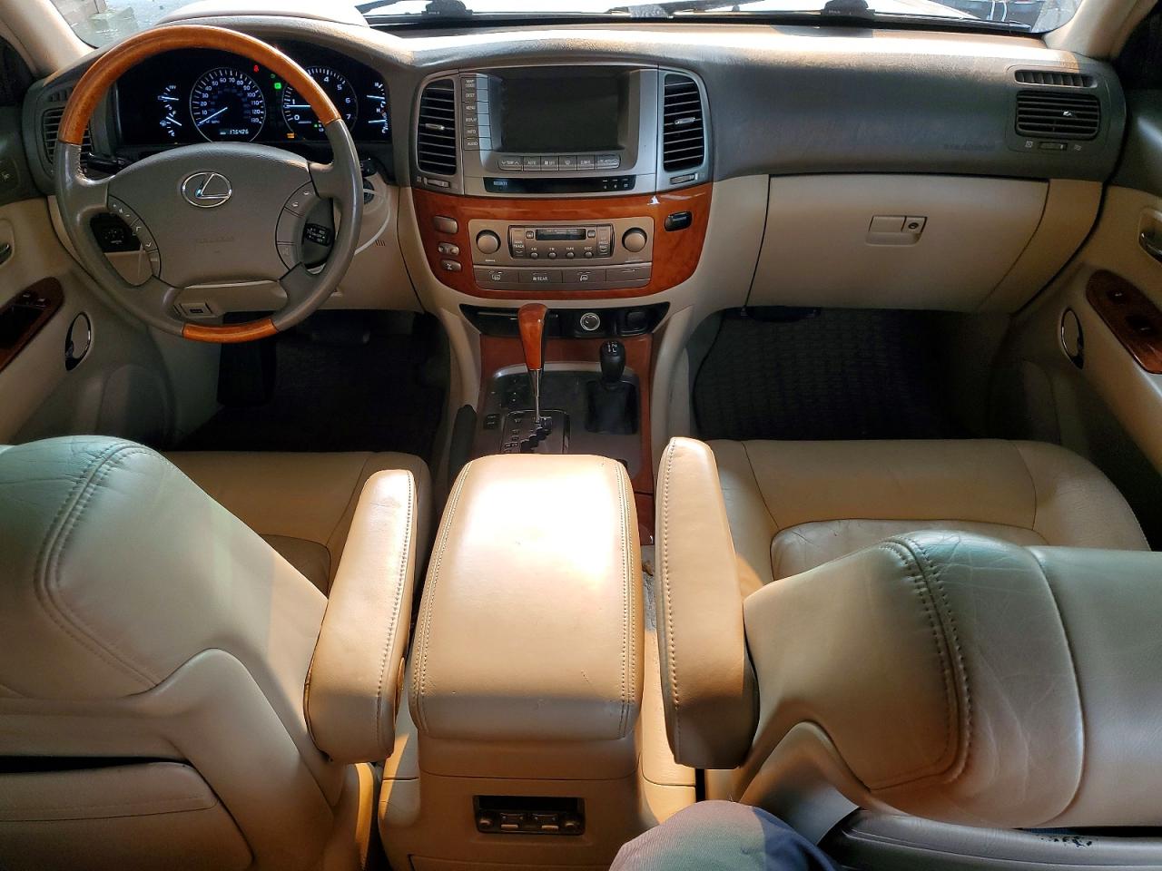 2004 Lexus Lx 470 Beige vin: JTJHT00W543540038