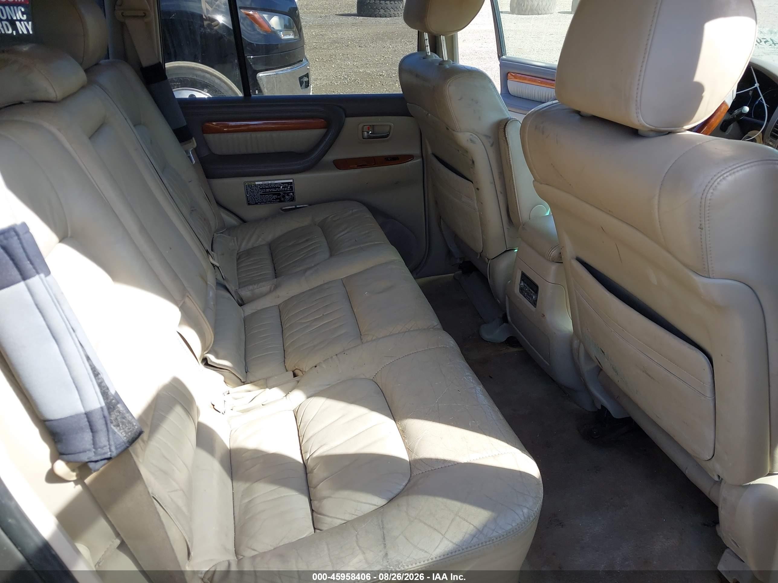 2004 Lexus Lx 470 Gray vin: JTJHT00W543543411