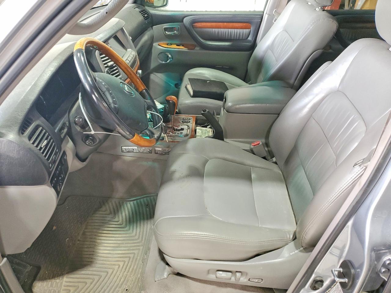2004 Lexus Lx 470 Base Silver vin: JTJHT00W543544557