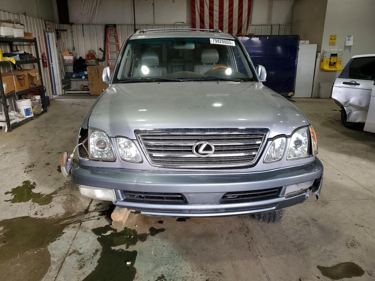 2004 Lexus Lx 470 Base Silver vin: JTJHT00W543544557