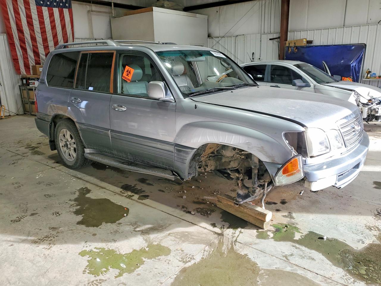 2004 Lexus Lx 470 Base Silver vin: JTJHT00W543544557