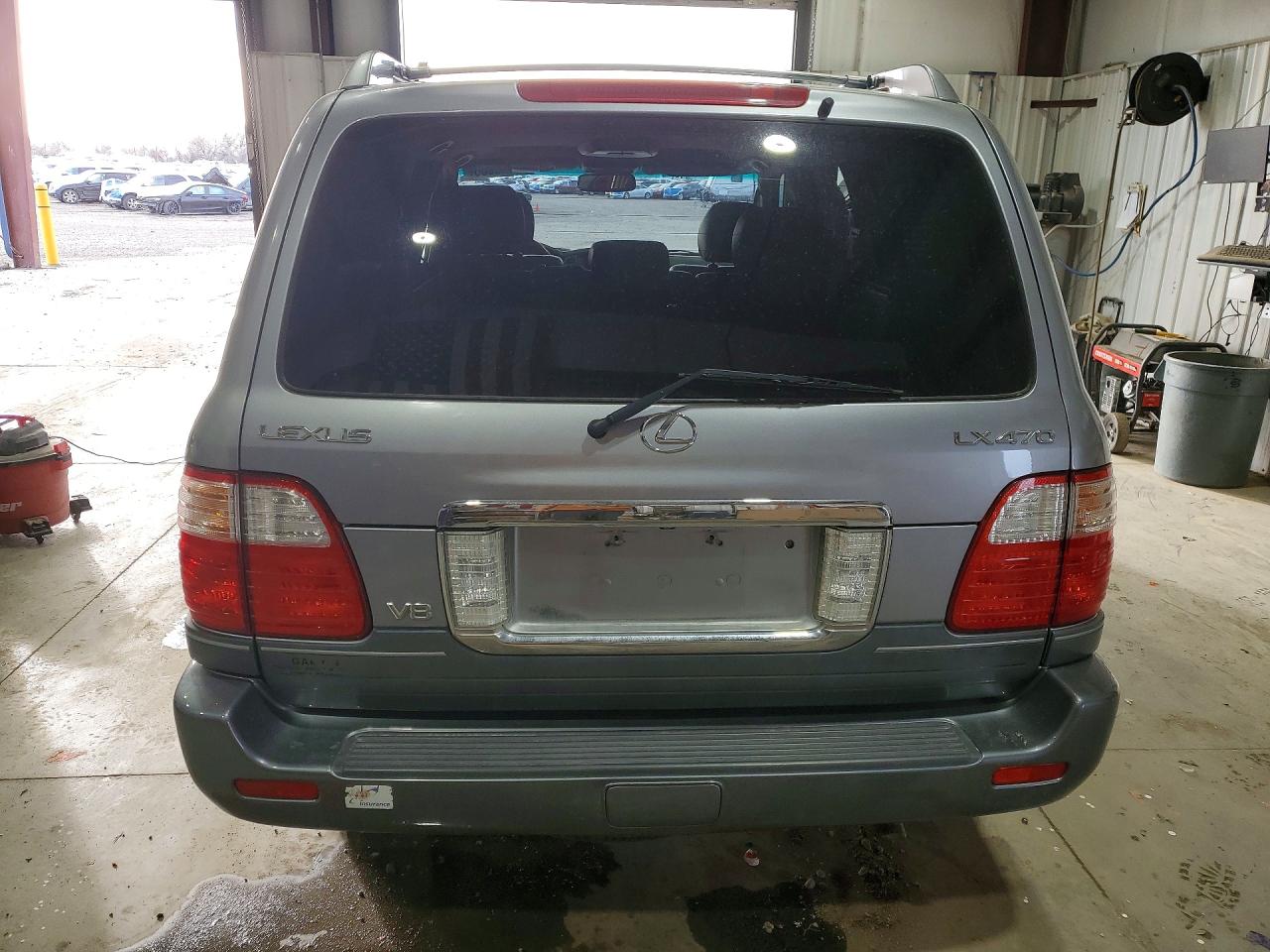 2004 Lexus Lx 470 Base Silver vin: JTJHT00W543544557