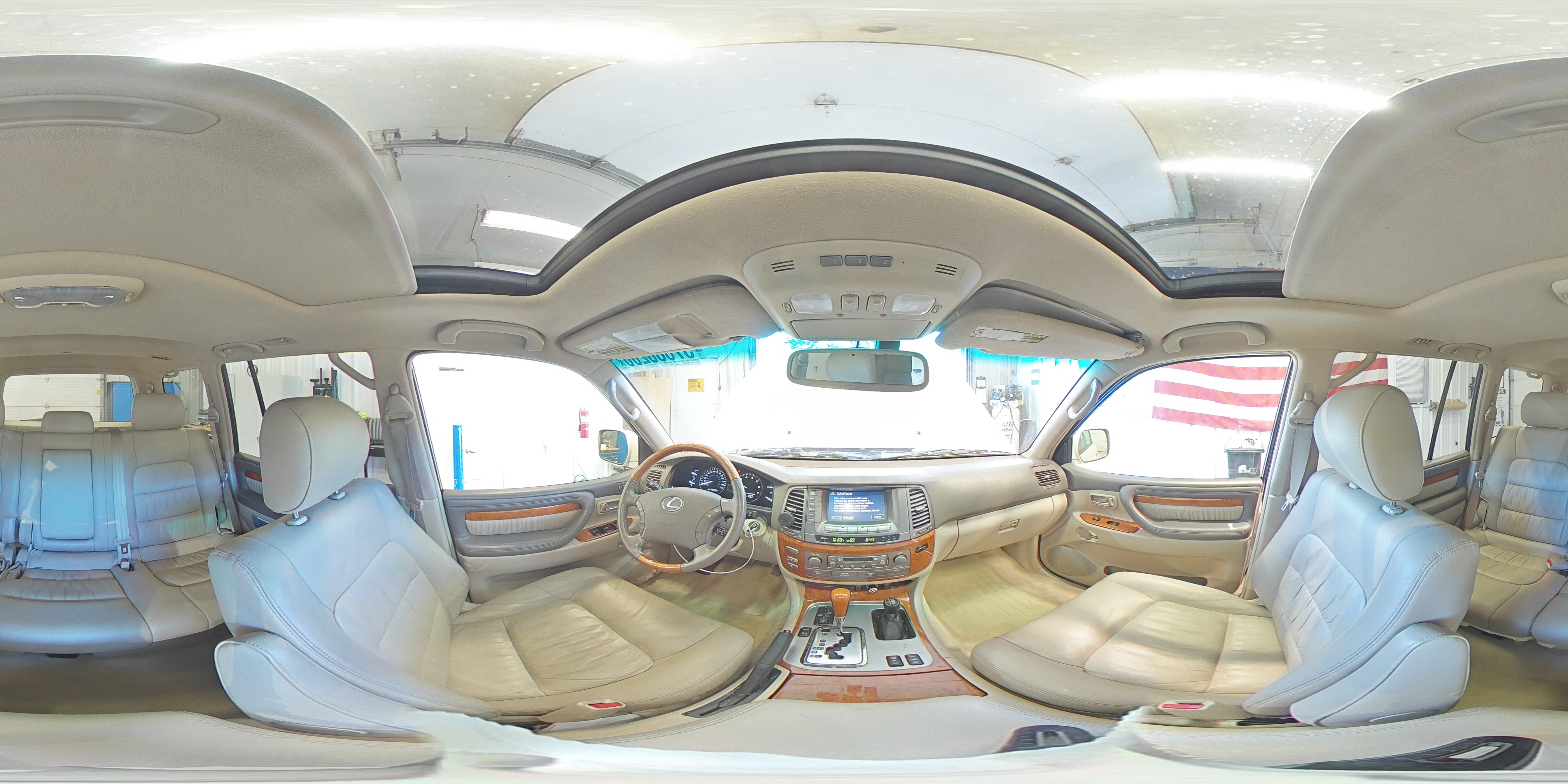 2004 Lexus Lx 470 White vin: JTJHT00W543545448