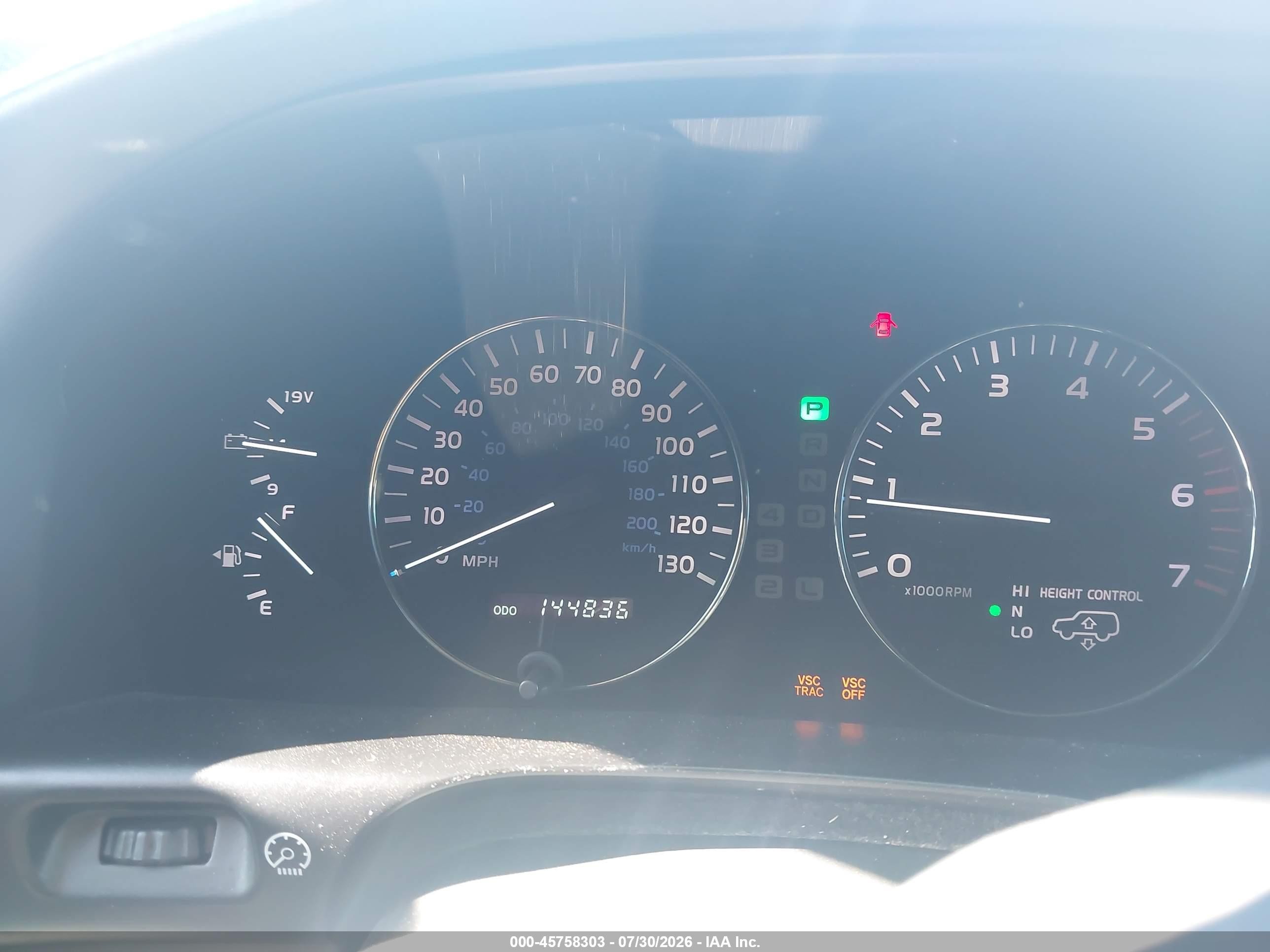 2005 Lexus Lx 470   Gray vin: JTJHT00W553548934