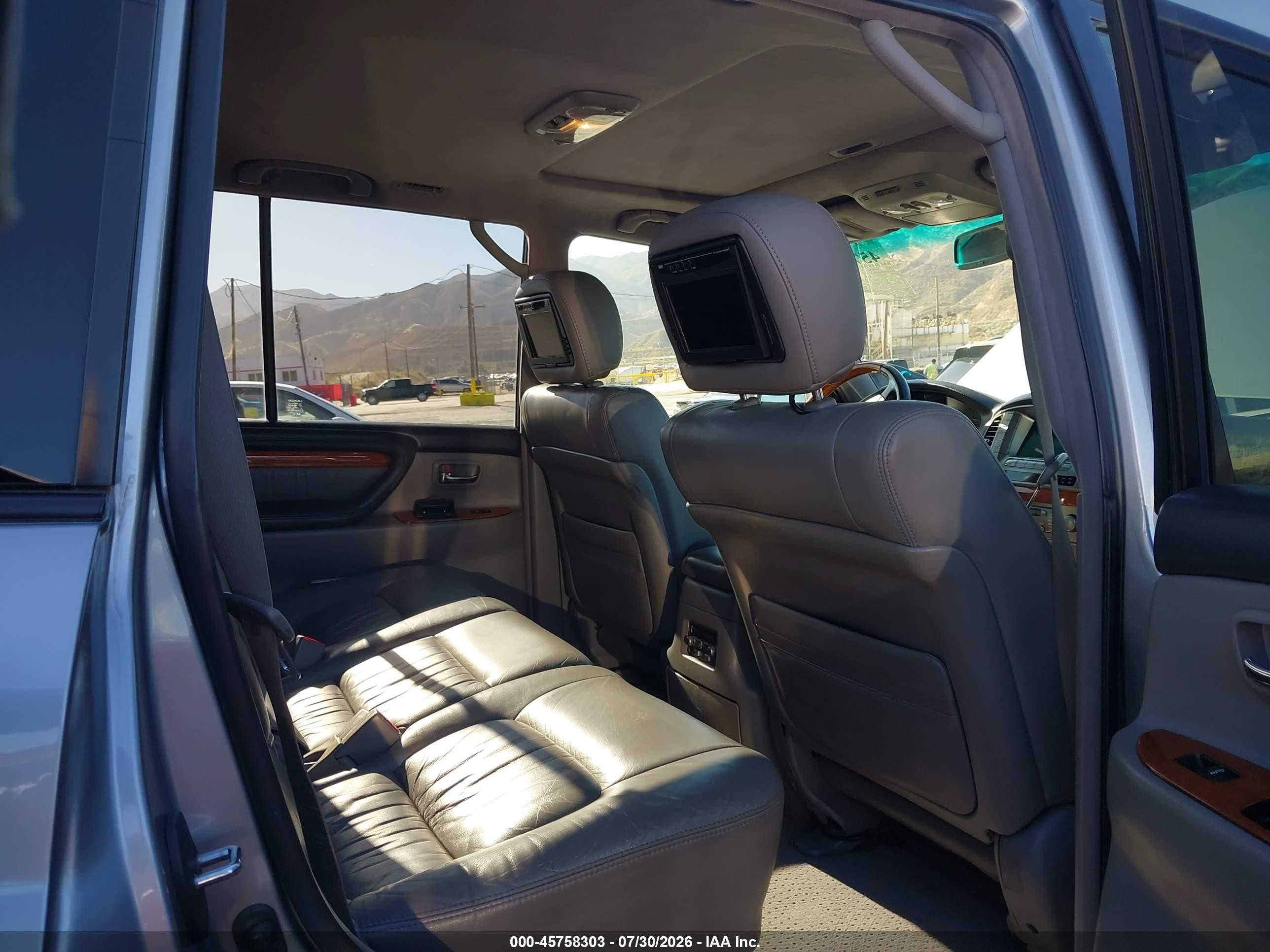 2005 Lexus Lx 470   Gray vin: JTJHT00W553548934
