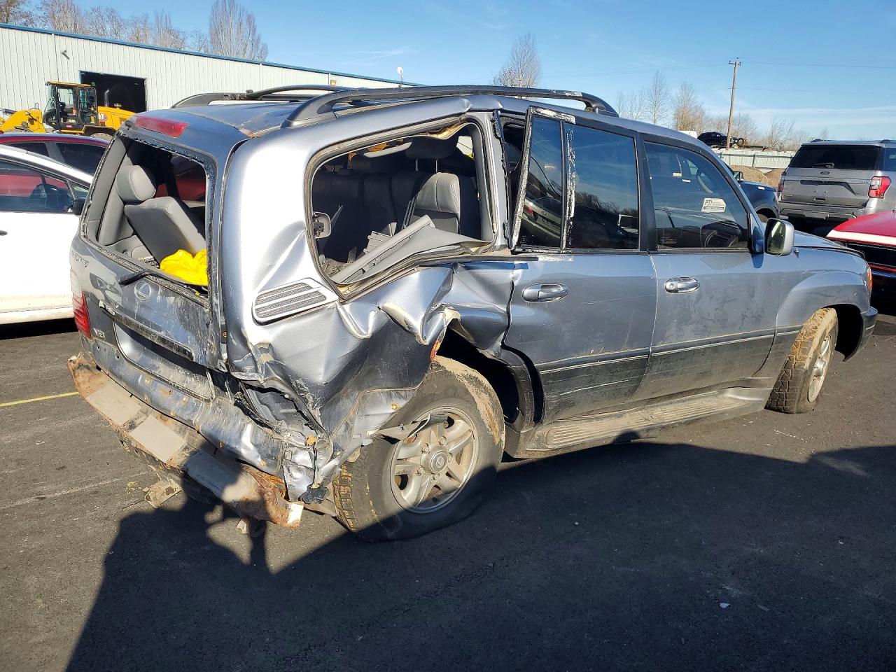 2001 Lexus Lx 470 Silver vin: JTJHT00W613501440