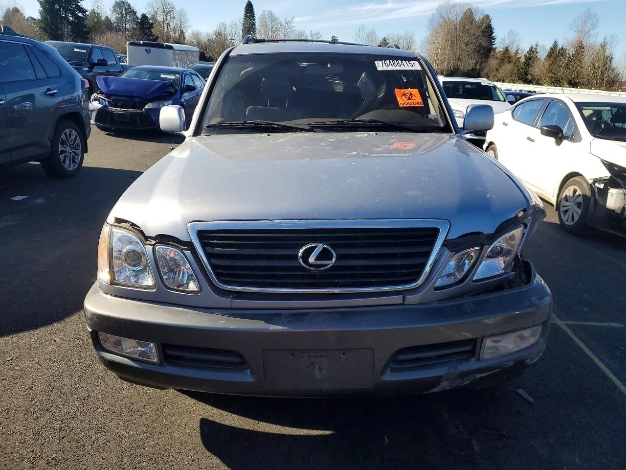 2001 Lexus Lx 470 Silver vin: JTJHT00W613501440