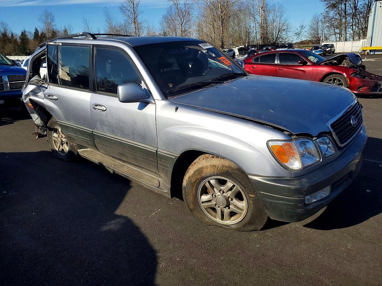 2001 Lexus Lx 470 Silver vin: JTJHT00W613501440