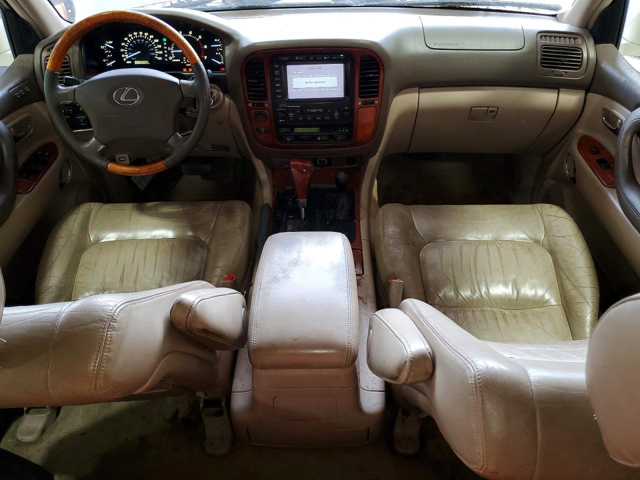 2002 Lexus Lx 470 Cream vin: JTJHT00W623522919