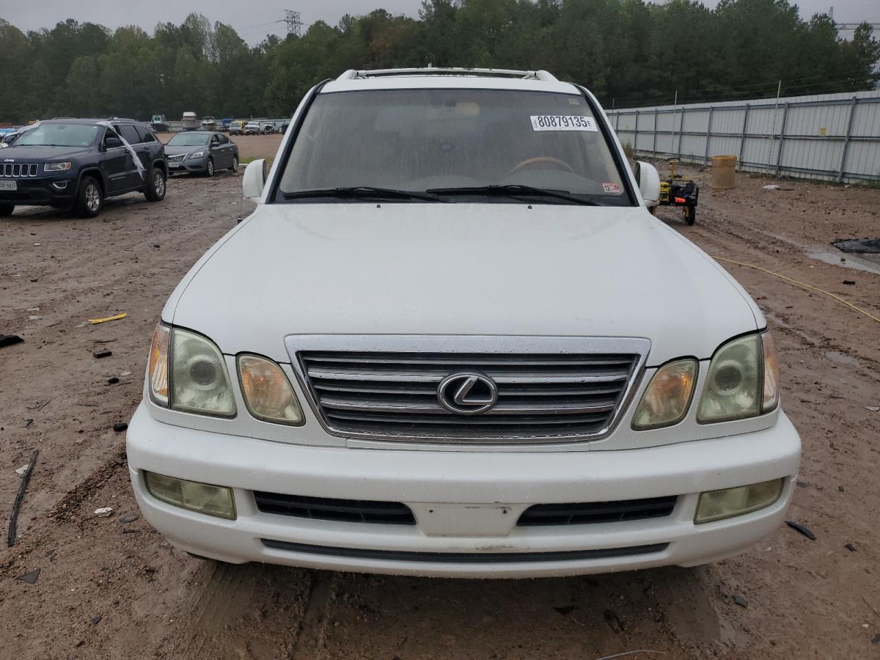 2003 Lexus Lx 470 White vin: JTJHT00W633525093