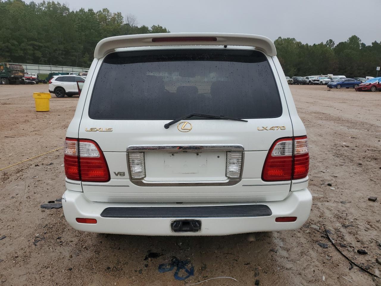 2003 Lexus Lx 470 White vin: JTJHT00W633525093